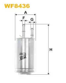WIX FILTERS wf8436 -  Топливный фильтр